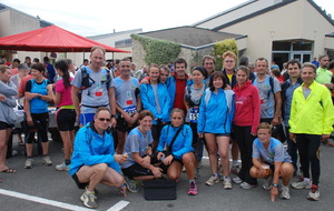 Foulées de St Julien L'Ars (8 et 17 km) 3 podiums dont 2 victoires de catégorie !!