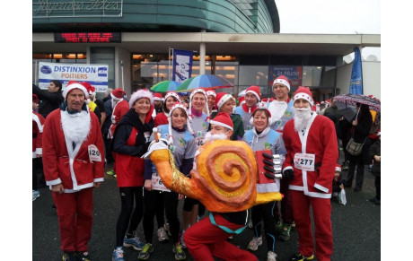 Course des Pères Noël (22/12/2012) Meilleur déguisement pour Christian !!!