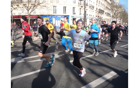 Jessica au semi marathon de Paris !!!