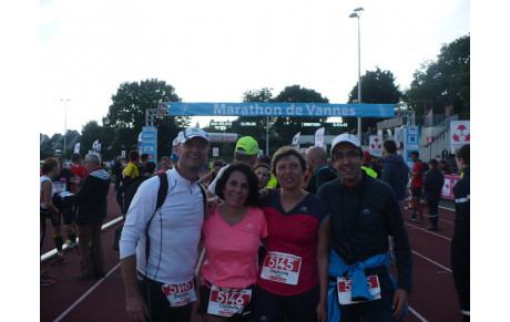Marathon de Vannes en duo