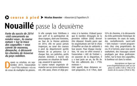 On en parle dans la presse locale !!