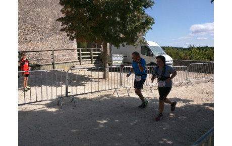 Trail des châteaux à Chauvigny, dimanche 28 août 2016